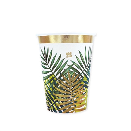 Bicchieri in carta 200 cc tropical 8 pezzi
