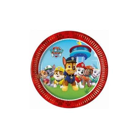 Piatti 19.5 cm Paw Patrol 8 pezzi
