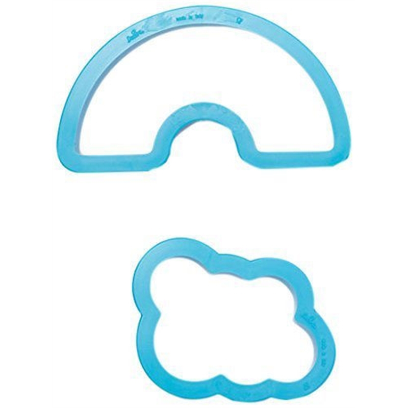 Set di 2 tagliapasta in plastica Arcobaleno e Nuvola