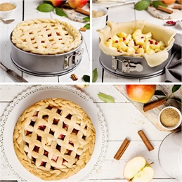 Stampo a Cerniera diametro 25,5 cm altezza 7 cm Antiaderente