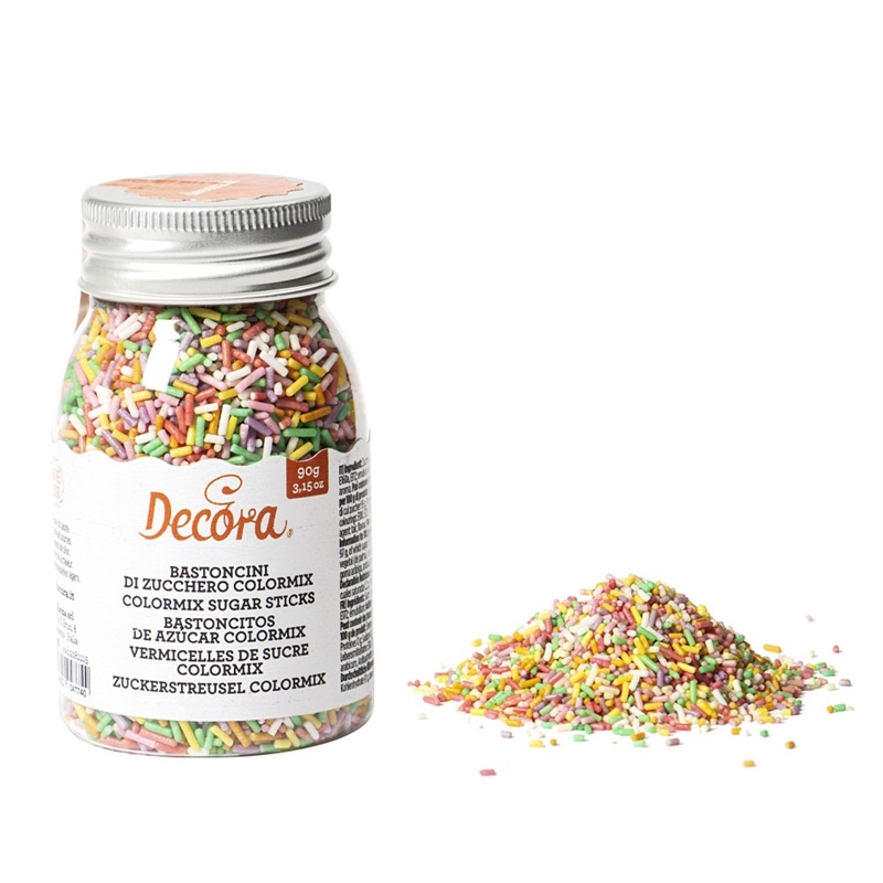 BASTONCINI DI ZUCCHERO COLORMIX CONF. 90G