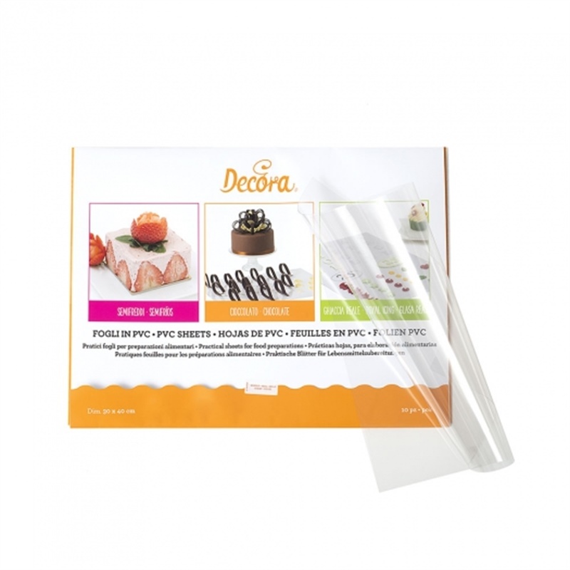 Decora Fogli Pvc X Alimenti 30x40cm - 10pz