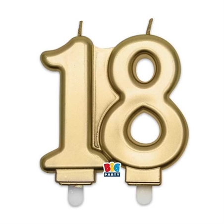 Numero 18 Elegant Gold cm.9