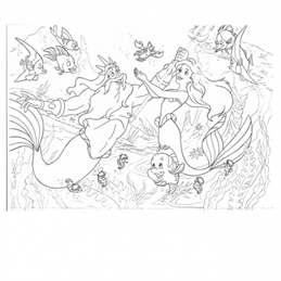 Disney Puzzle Df Maxi Floor 108 The Little Mermaid