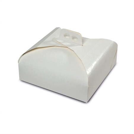 Scatola Porta Torta Bianca 33x33 cm linea Venere