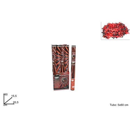 CANNONE PARTY ROSSO-NERO CM.60