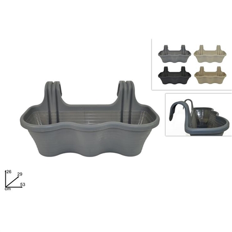 BALCONIERA IN PLASTICA 3 POSTI