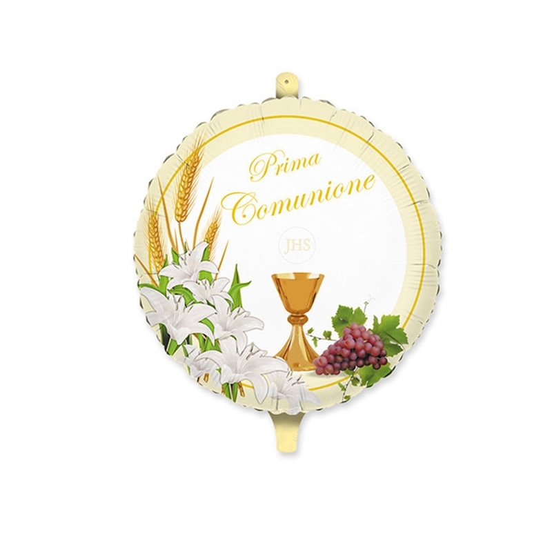 Palloncino Mylar 45 cm Prima Comunione