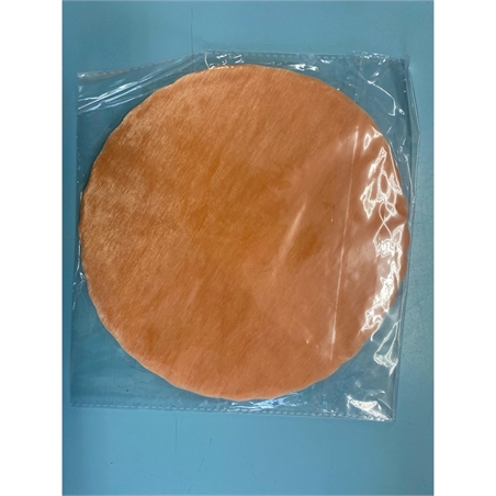 Velo Fata Tondo Smerlato Cipria Diametro 24 cm 50 pz