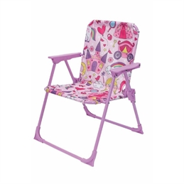 SET TAVOLINO CON OMBRELLO E 2 SEDIE BIMBO IN METALLO E RIVESTIMENTO POLIESTERE PRINCIPESSE