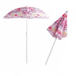 SET TAVOLINO CON OMBRELLO E 2 SEDIE BIMBO IN METALLO E RIVESTIMENTO POLIESTERE PRINCIPESSE