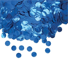 Coriandoli in Foil Tondi Ø cm.2 Blu Metal gr.50