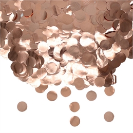 Coriandoli in Foil Tondi Ø cm.2 Rose Gold Metal gr