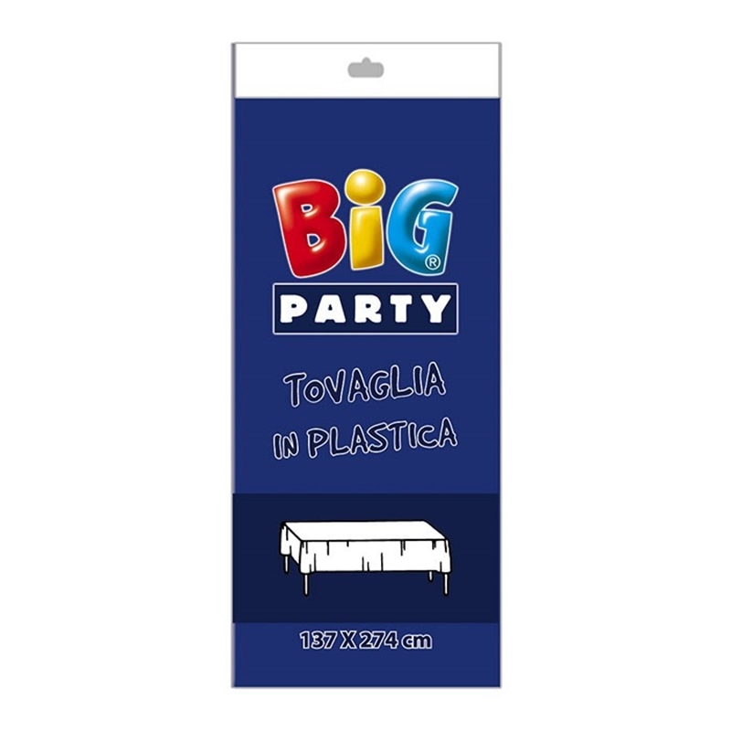 Tovaglia in plastica cm.137 x 274 Blu