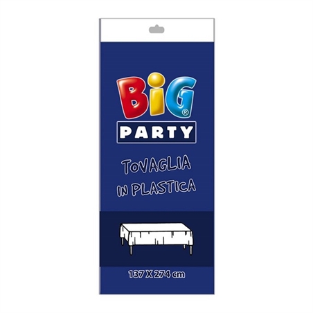 Tovaglia in plastica cm.137 x 274 Blu