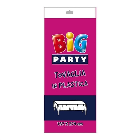 Tovaglia in plastica 137x274 cm fucsia
