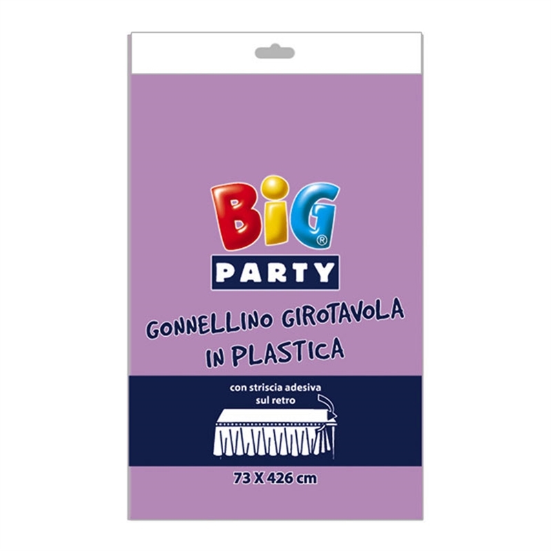 Gonnellino Girotavola in Plastica 73 x 423 cm Glicine