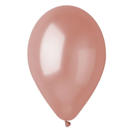 Palloncini 10'' 26 cm Rosa Gold Metal 16 pezzi