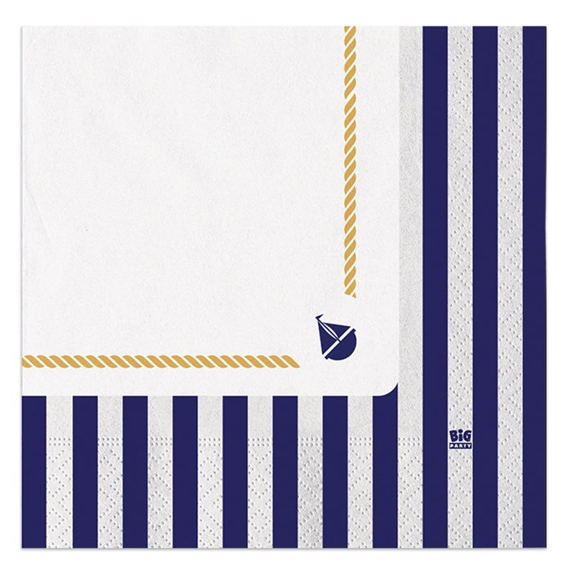 Tovaglioli 33x33 cm Marinaresco 20 pezzi