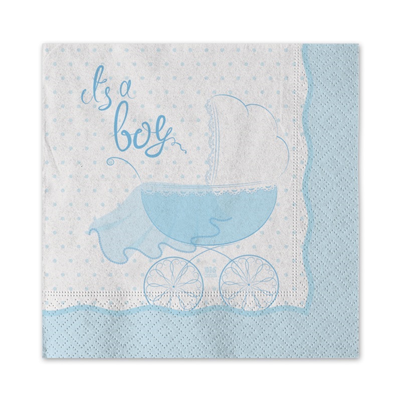20 Tovaglioli 25 x 25 cm It’s a Boy 20 Tovaglioli 25 x 25 cm It’s a Boy