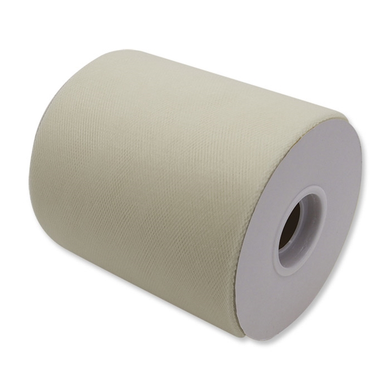 Rotolo Tulle 12,5 cm x 100 mt Avorio