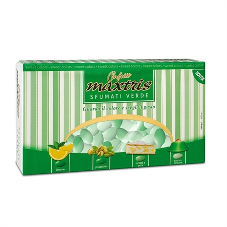 Confetti Maxtris Sfumati Verde Ripieni 1 Kg
