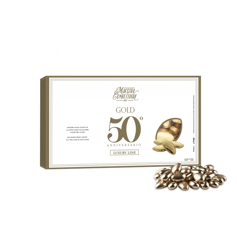 Confetti Royal Oro Mandorla Luxury 500 grammi