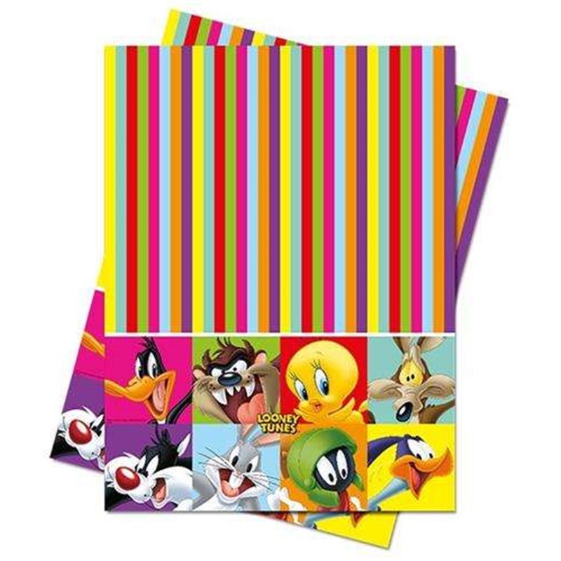 TOVAGLIA IN PLASTICA  120X180 LOONEY TUNES