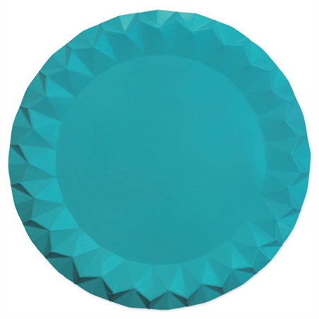 5 Sottopiatti Diamant Ø 32 cm Acqua Marina