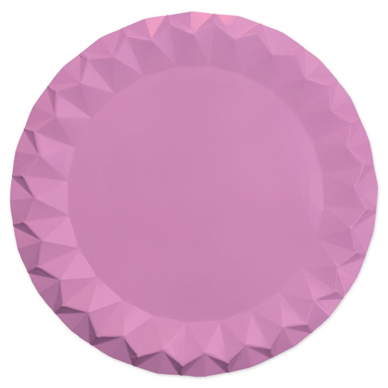 Sottopiatti diamant 32 cm rosa 5 pz