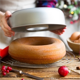 Stampo Savarin Antiaderente Ciambella diametro 24 cm altezza 7,5 cm