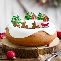 Stampo Savarin Antiaderente Ciambella diametro 28 cm altezza 7,5 cm