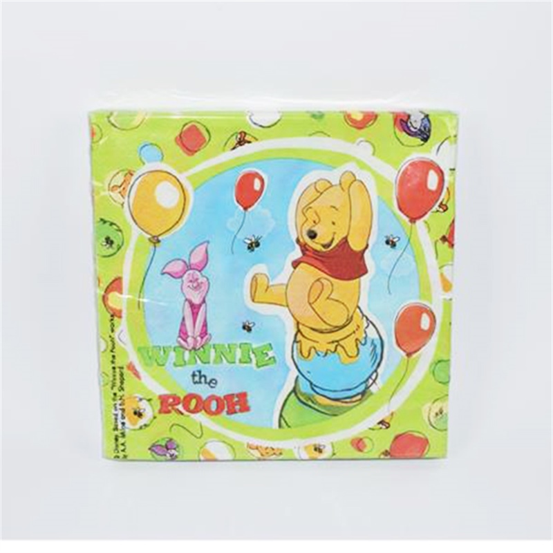 TOVAGLIOLI 33X33 WINNIE THE POOH 20 PZ TOVAGLIOLI 33X33 WINNIE THE POOH 20 PZ