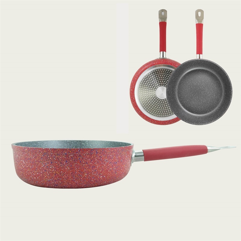 PADELLA ALTA LINEA CORAL IN ALLUMINIO cm 24