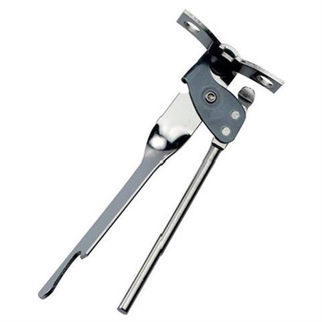 Pedrini apriscatole a farfalla con levacpsule acciaio argento