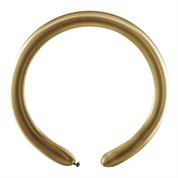 50 Palloncini in Lattice Modellabili Ø 2″ Glossy Oro