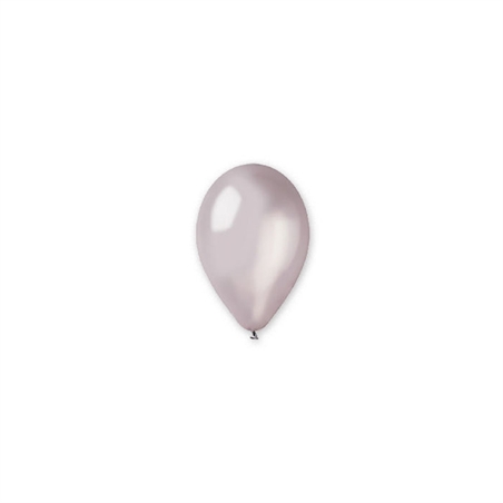 Palloncini in Lattice 10'' Medium Metal Argento 100 pezzi
