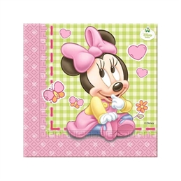 Tovaglioli 33x33 cm Minnie Baby 20 pezzi