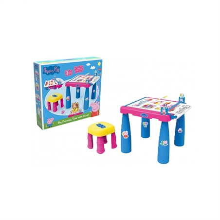 Peppa Pig Tavolo Coloring con sgabello