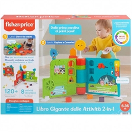 Fisher Price Libro gigante delle attività 2 in 1