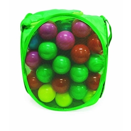 Sacca con 100 palline colorate