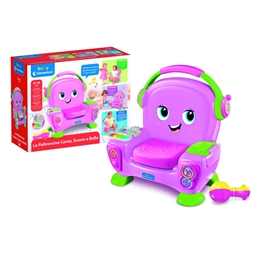 Clementoni: Baby Prima Infanzia Poltroncina Suona, Canta E Balla Girl