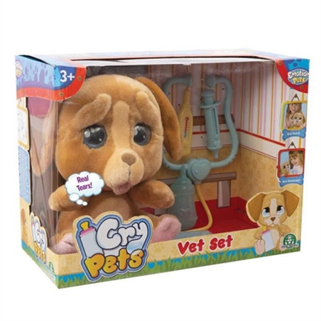 Cry Pets Veterinario Set Deluxe Peluche Interattivo