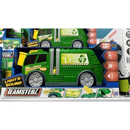 Teamsterz Camion Rifiuti con Luci e Suoni