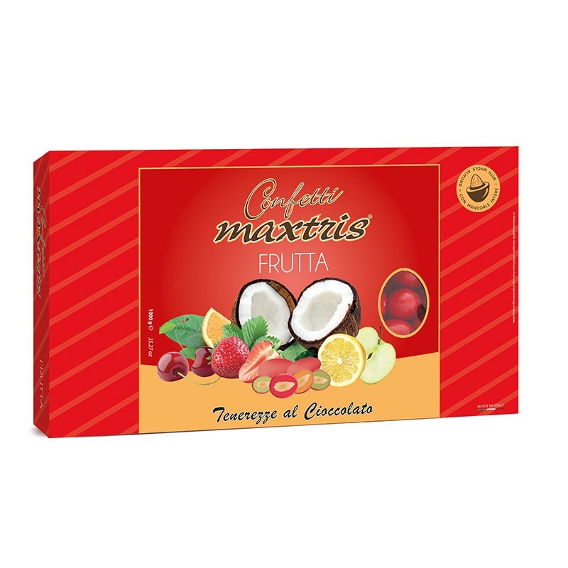 Confetti maxtris tenerezza al cioccolato frutta rossa 1 kg