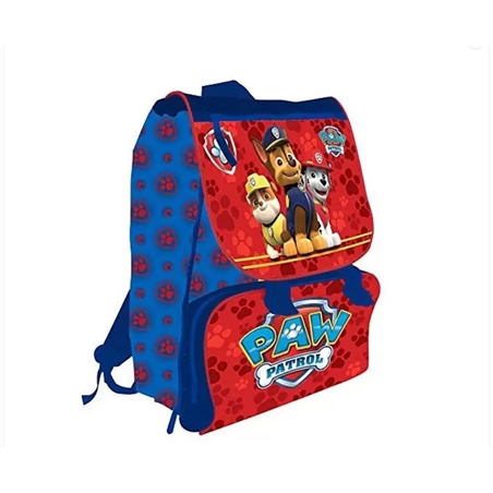 ZAINO PAW PATROL ESTENSIBILE 42 CM ROSSO E BLU