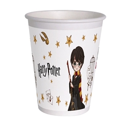 Bicchieri in carta 255 ml Harry Potter 8 pezzi