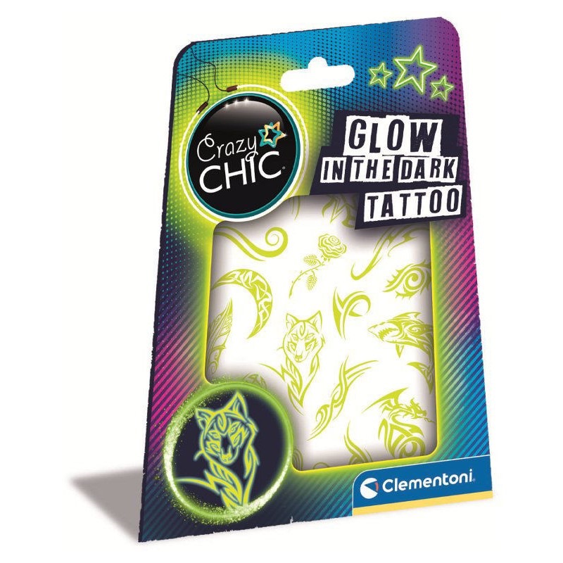 Crazy Chic Glow in The Dark Tattoo
