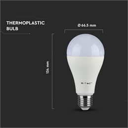 LAMPADINA LED E27 15W 6400K LUCE BIANCO FREDDO