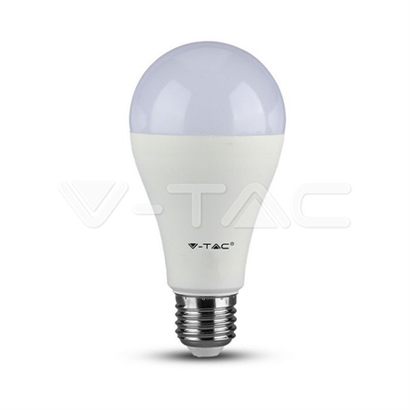 Lampadina LED 17W E27 A65 Termoplastico Bianco